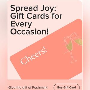 Poshmark Gift Card - Cheers Design